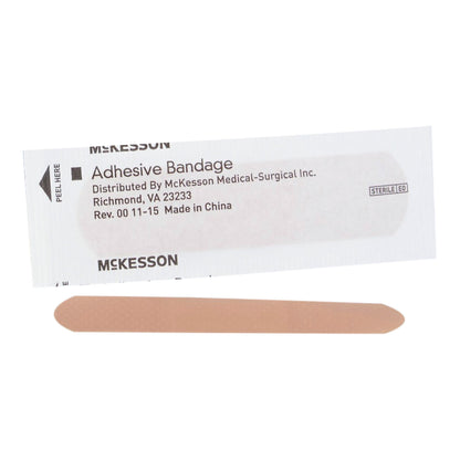 McKesson Adhesive Strip/Plastic Patch, 3/4 x 3 Inch