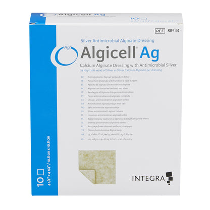 Algicell® Ag Calcium Alginate Dressing with Silver, 4-1/4 x 4-1/4 Inch