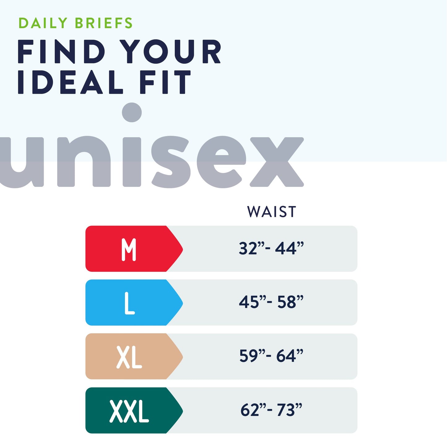 Prevail® Nu-Fit® Daily Briefs, Maximum Absorbency