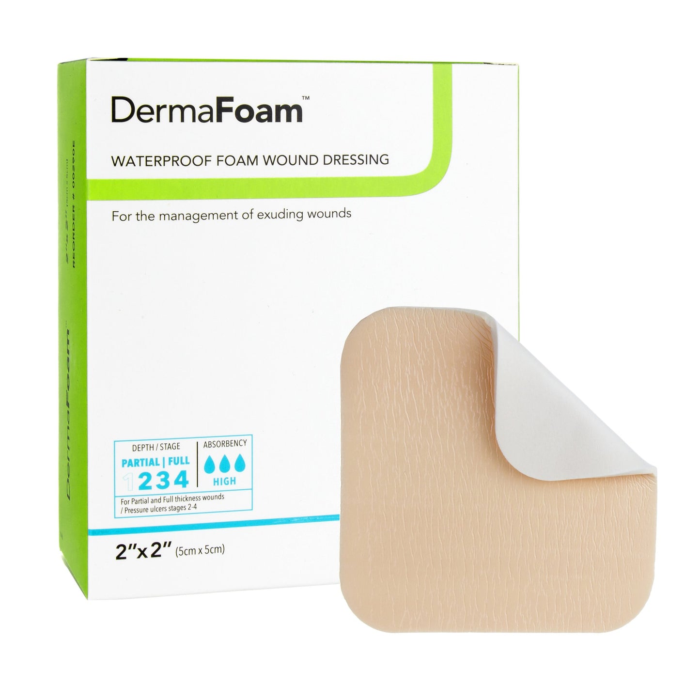 DermaFoam® Nonadhesive without Border Foam Dressing