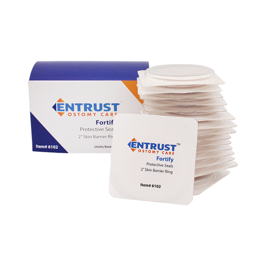 Entrust Ostomy Skin Barrier Ring Extended Wear with Fortify 2"