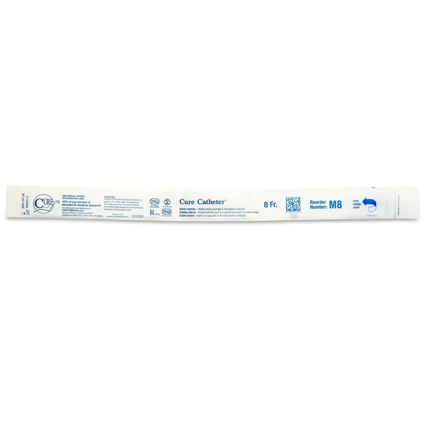 Cure Catheter™ Urethral Catheter, Male