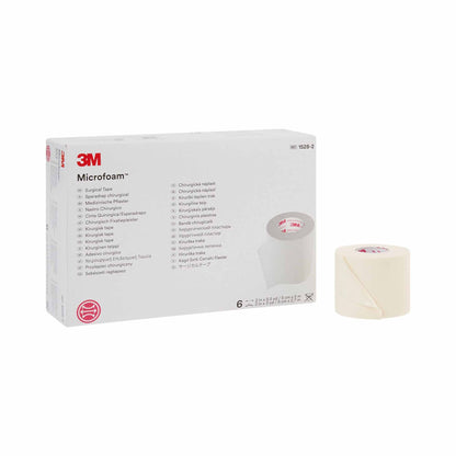 3M™ Microfoam™ Foam / Acrylic Adhesive Medical Tape, White