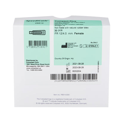 SpeediCath® Compact Plus Female Catheter, 12 Fr