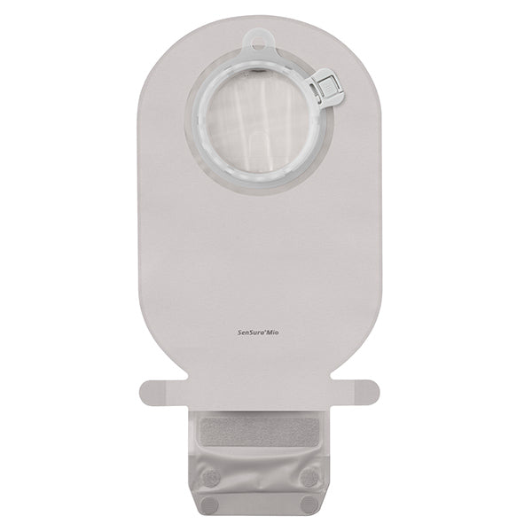 Mio Click EasiClose Wide Outlet Two-Piece Drainable Maxi Pouch with Inspection Window 50mm Red 10 Count