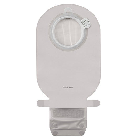 Mio Click EasiClose Wide Outlet Two-Piece Drainable Maxi Pouch with Inspection Window 50mm Red 10 Count