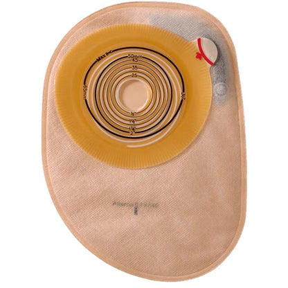 Assura One-Piece Closed Pouch Oval Pre-Cut Opaque 30 Count