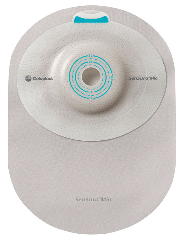 SenSura Mio One-Piece Closed Pouch Soft Convex Midi Opaque with Inspection Window Cut-to-Fit 10 Count