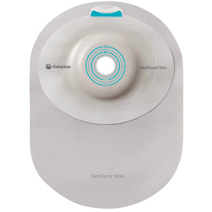 SenSura Mio One-Piece Closed Pouch Convex Light Maxi Opaque with Inspection Window Pre-Cut 10 Count