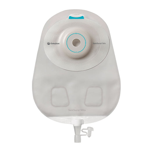 SenSura Mio One-Piece Urostomy Pouch Deep Convex Maxi Transparent Pre-Cut 10 Count