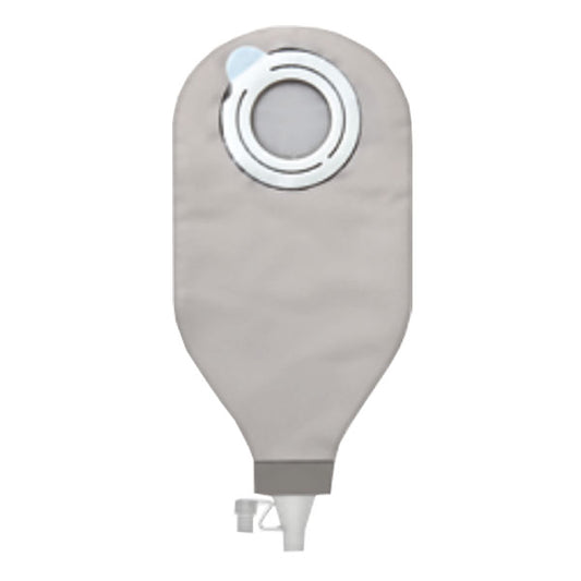 SenSura Mio Flex 2-Piece High Output With Soft Outlet Opaque Gray With Inspection Window, Yellow Coupling 10ct