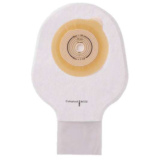 Assura ColoKids One-Piece Pediatric Drainable Pouch Cut-to-Fit 5/8" - 1-1/2" 10 Count