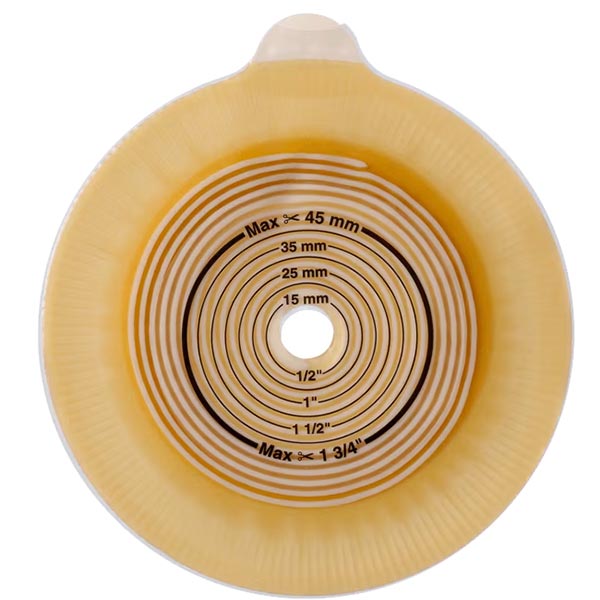 Assura 2-Piece Cut-to-Fit Non-Convex Extra-Extended Wear Skin Barrier 3/8" - 2-1/8" 5ct 2833