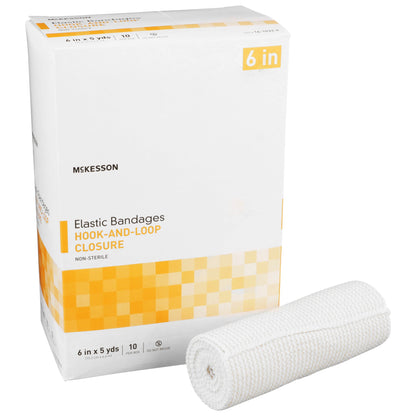 McKesson Hook-and-Loop Closure Elastic Bandage, Tan