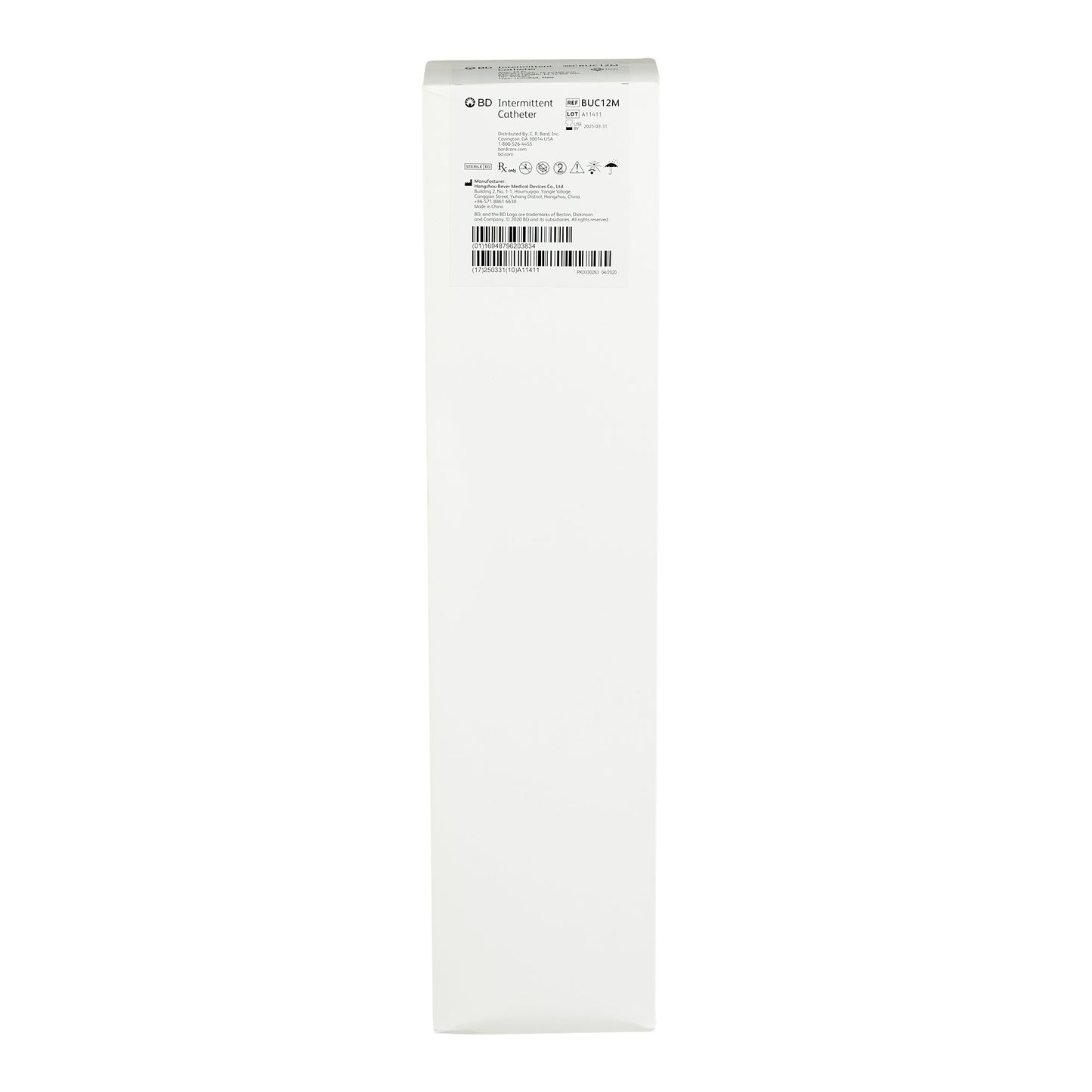 BD™ Uncoated PVC Urethral Catheter, Straight Tip