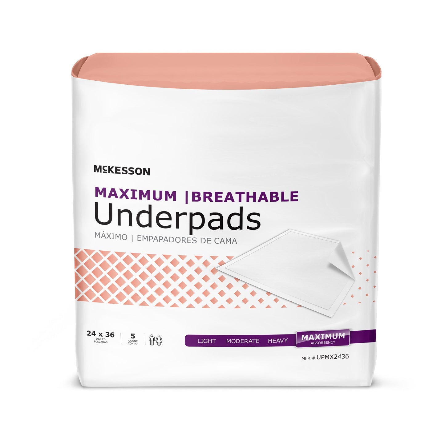 McKesson Ultimate Breathable Underpads, Maximum Protection