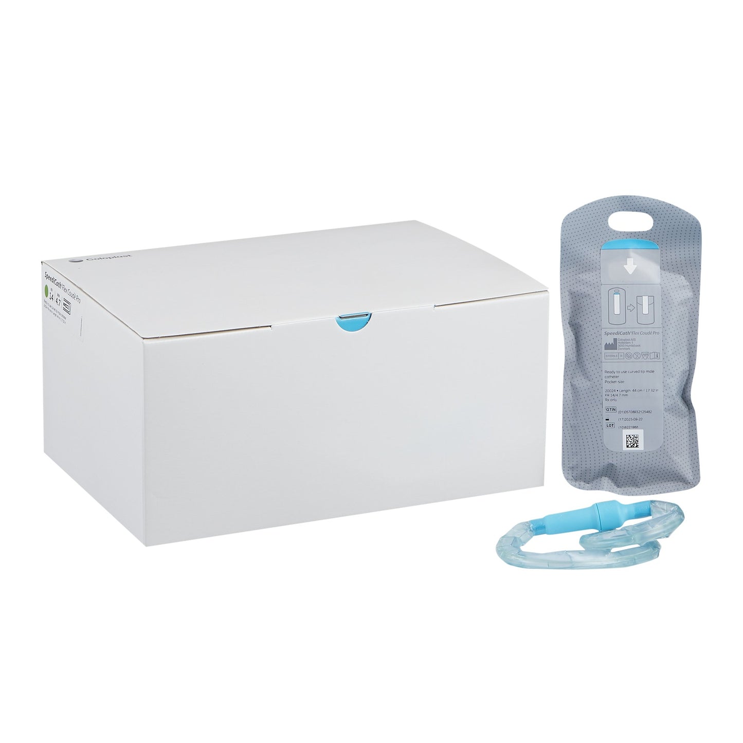 SpeediCath® Flex Hydrophilic-Coated Urethral Catheter, Coudé Tip