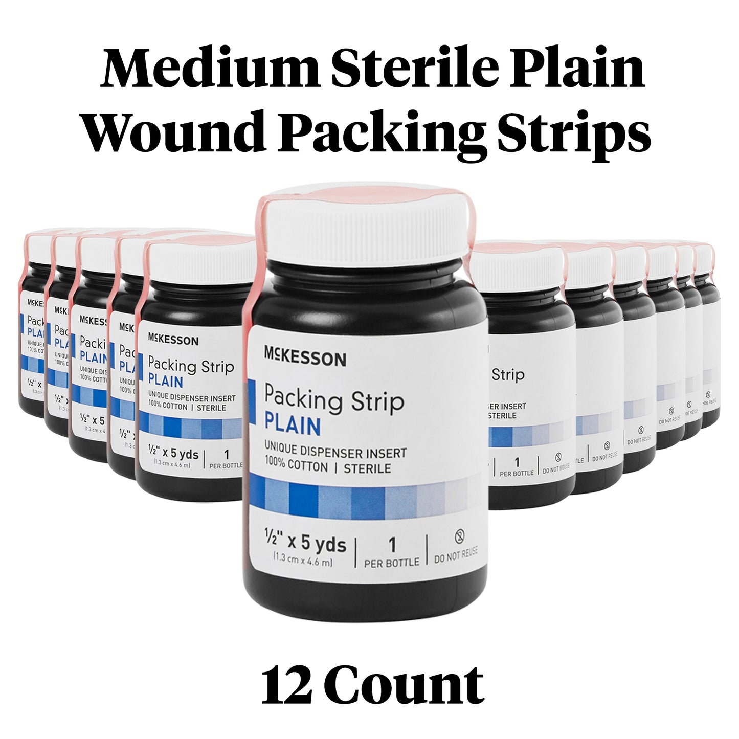 McKesson Packing Strip, 0.5 Inch x 5 Yard