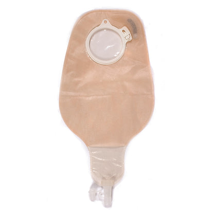 Assura® Two-Piece High Output Transparent Ostomy Pouch, Red Match