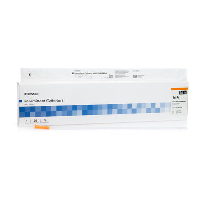 McKesson Male Urethral Catheter, Straight Tip