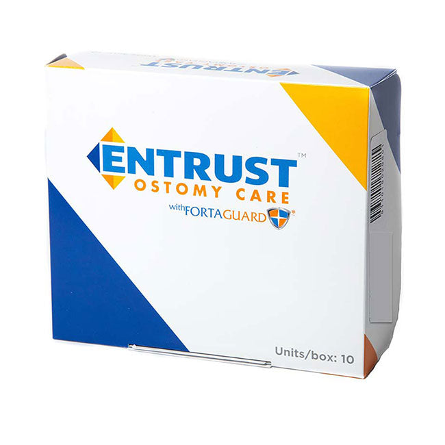 Entrust One-Piece Pre-Cut 1-1/4" Transparent Standard Wear 12" Drainable 10 Count