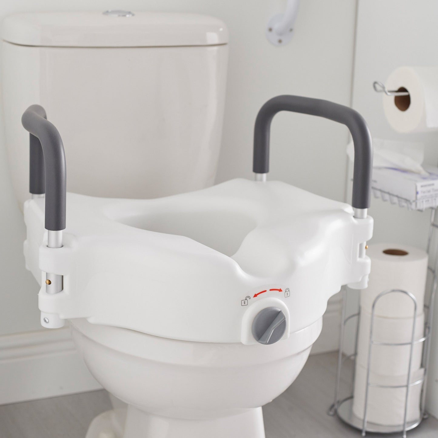 McKesson Raised Toilet Seat, 5-Inch Height