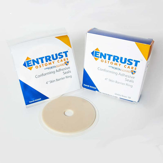 Skin Barrier Ring 4" with Fortaguard 10 Count