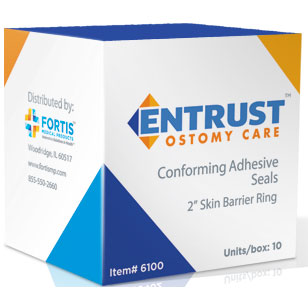 Entrust Ostomy Skin Barrier Ring 2" Thin
