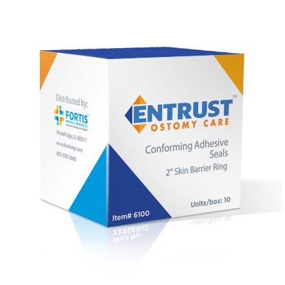 Entrust Ostomy Skin Barrier Ring 2" Extended Wear Standard Thickness