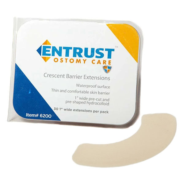 Entrust Crescent "C" Shape Pre-Cut Barrier Extensions Latex-Free 20 Count