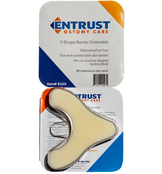 Entrust "Y" Shape Pre-Cut Barrier Extensions Latex-Free 30 Count