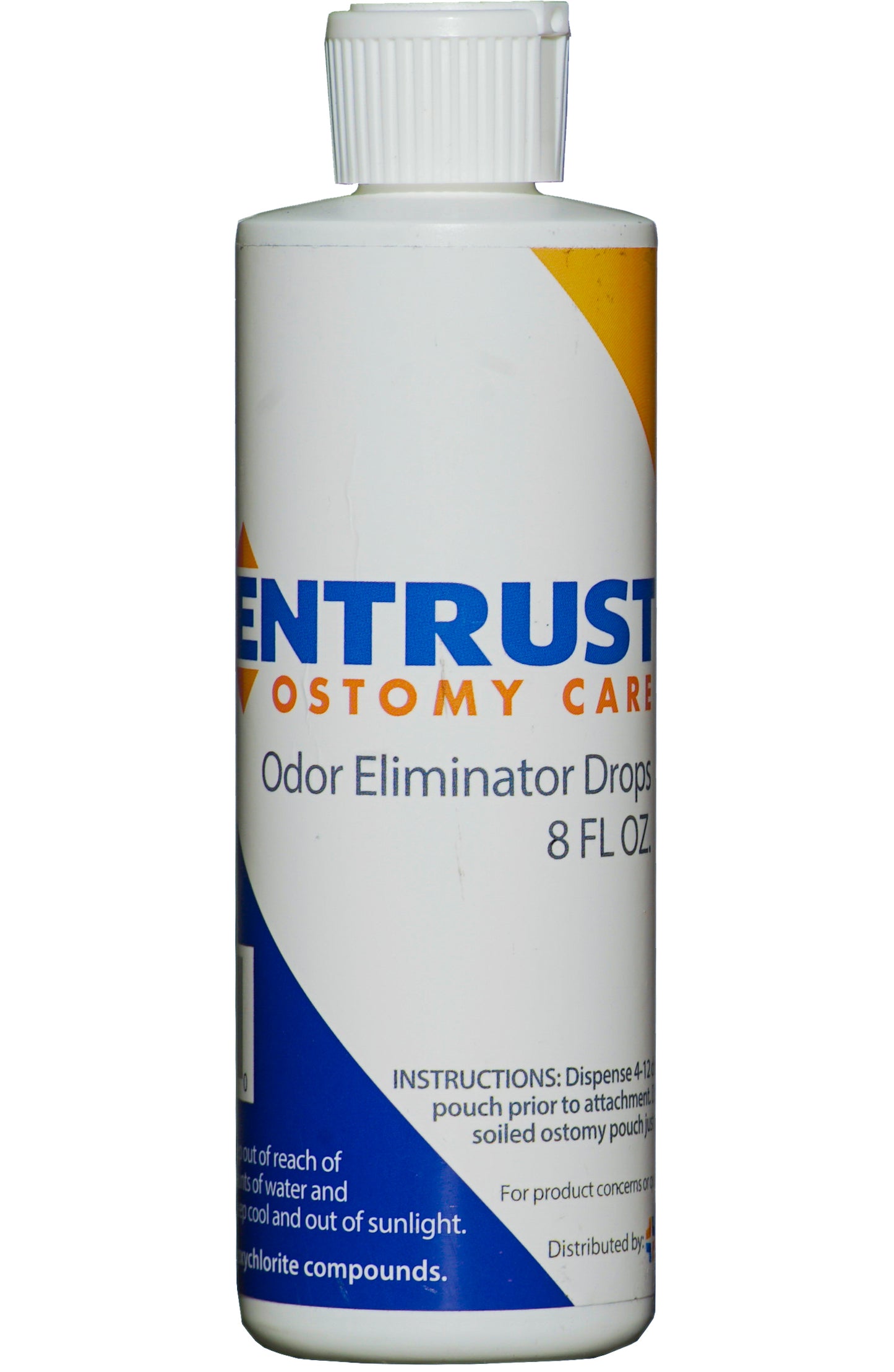 Entrust Ostomy Lubricating Odor Eliminator 8 oz 1ct