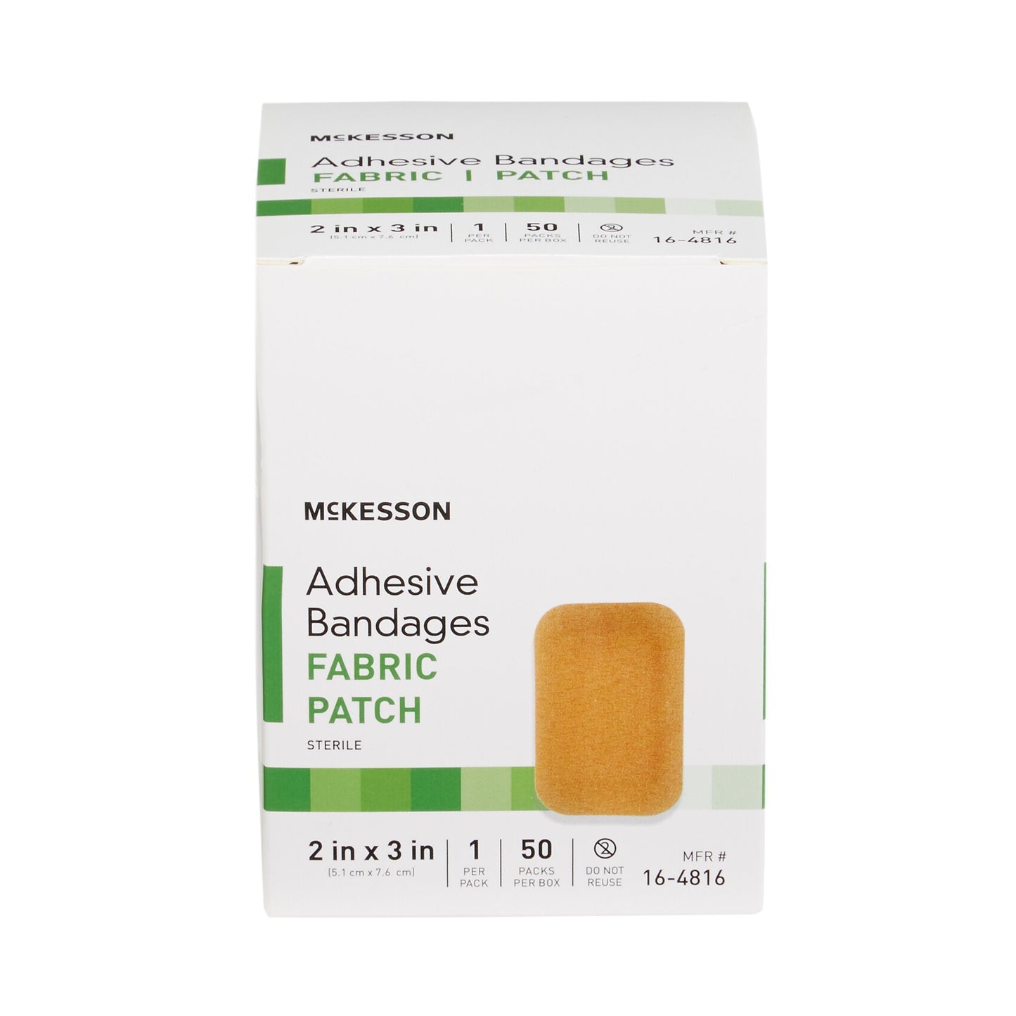McKesson Tan Adhesive Strip, Up to 4 Inch Length