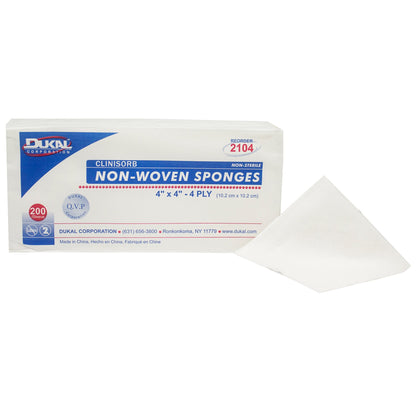 Clinisorb Nonwoven Sponge, 4 x 4 Inch