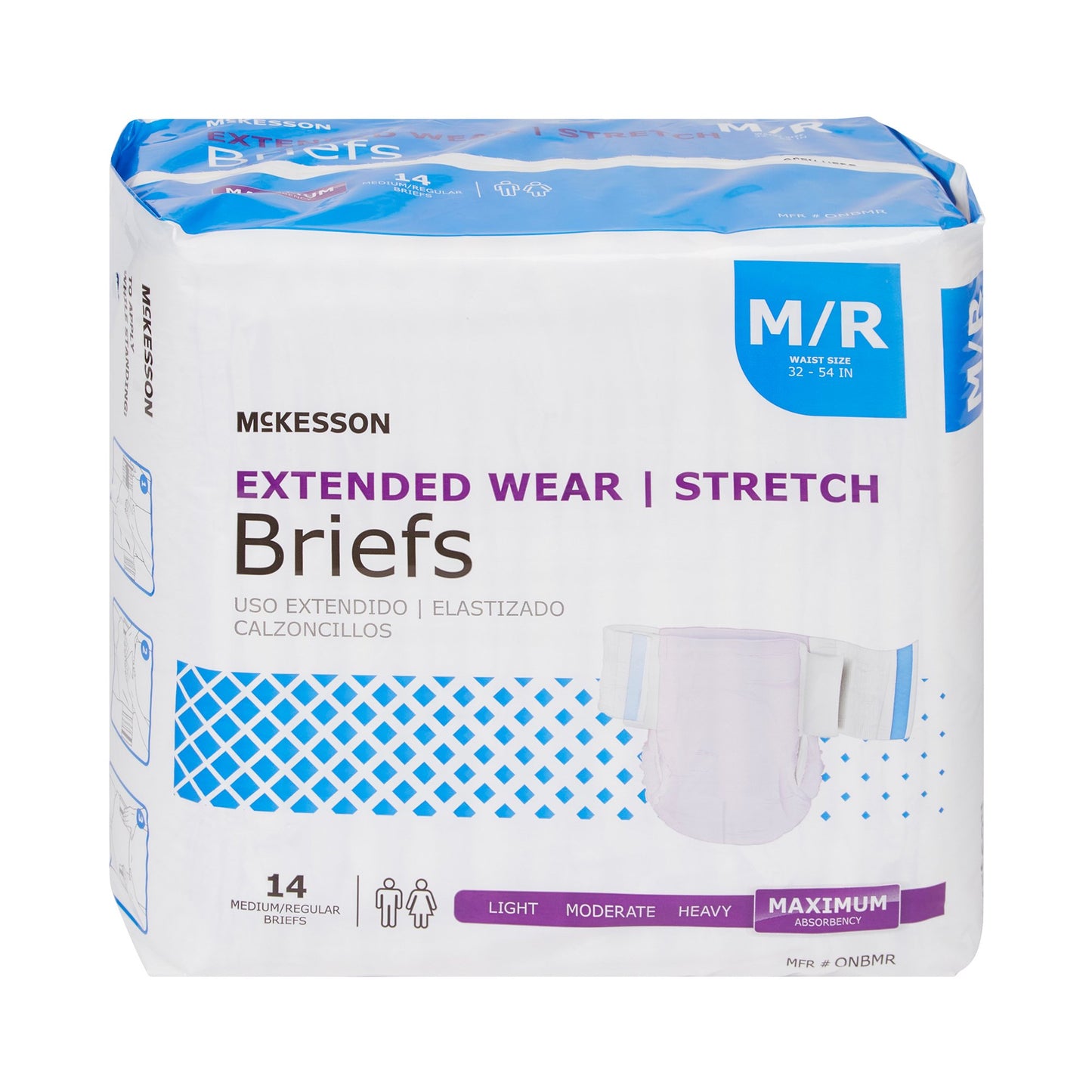 McKesson Extended Wear Maximum Absorbency Incontinence Brief