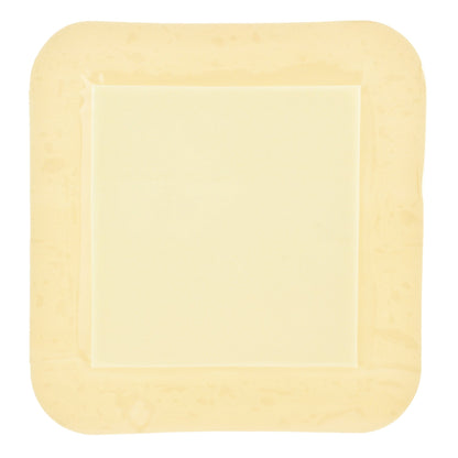DermaLevin® Adhesive with Border Foam Dressing, 4 x 4 Inch