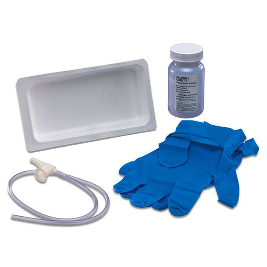Argyle Graduated Suction Catheter Tray with Chimney Valve 10 Fr, 100 mL Sterile Water 24ct 10102