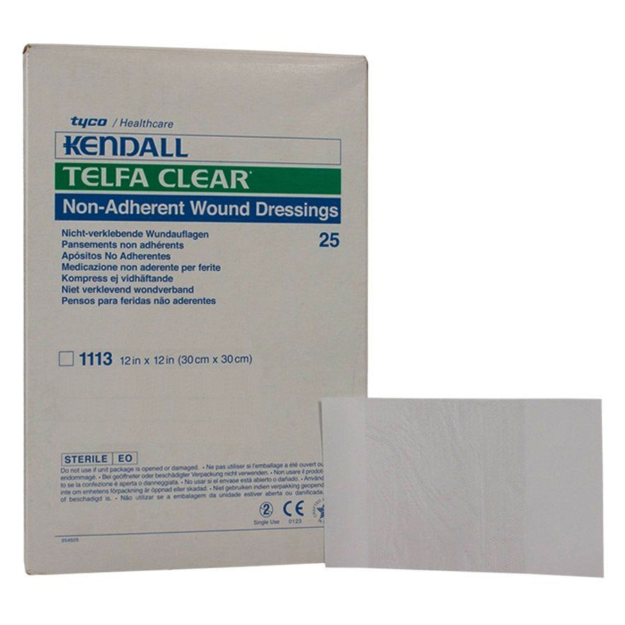 Telfa Pre-Cut Clear Wound Contact Layer Dressing Square