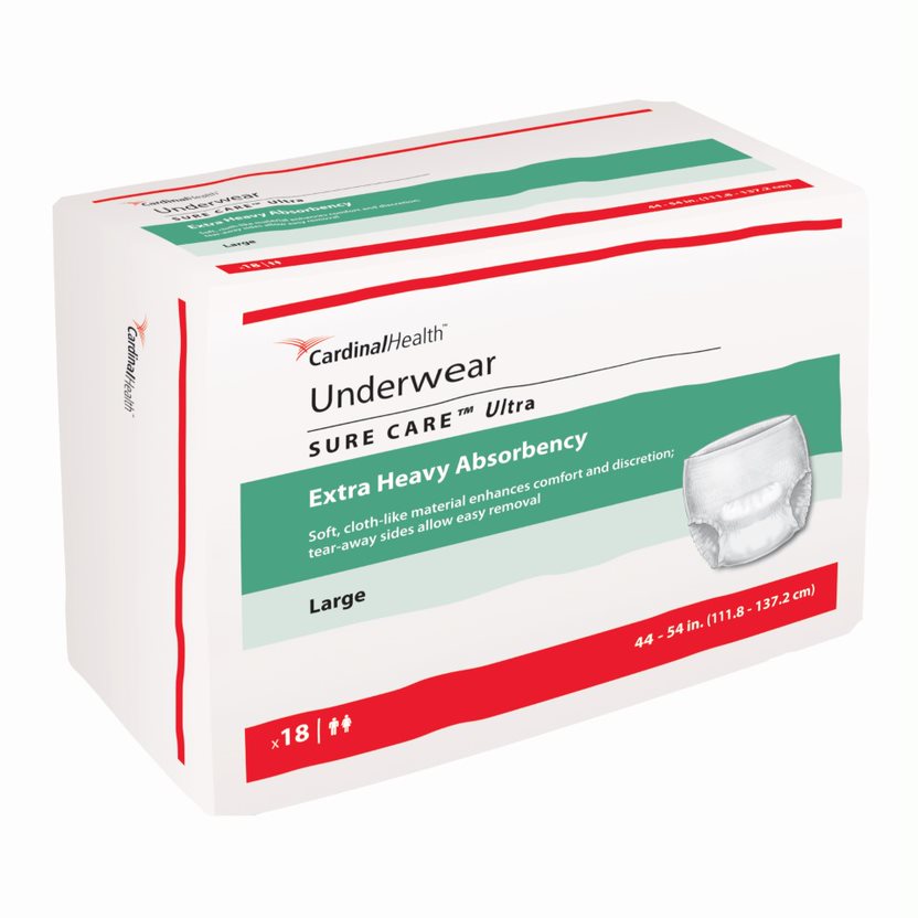 Underwear, Sure Care Ultra, Large, 44" - 54"