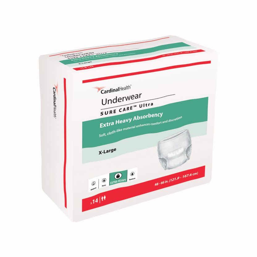 Underwear, Sure Care Ultra, X-Large, 48"- 66"