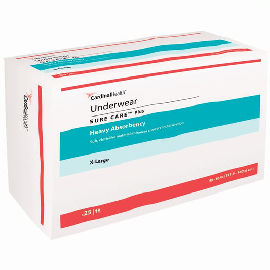 Underwear, Sure Care Plus, X-Large, 48"- 66" 25ct