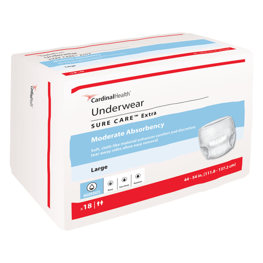 Underwear, Sure Care Extra, Large, 44" - 54" 18ct