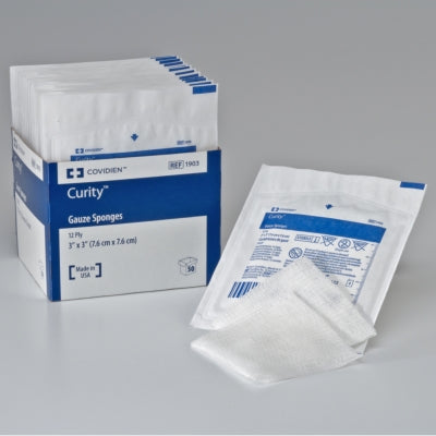 Curity Sterile Gauze Sponge 4" x 4" Sterile 2's
