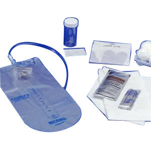 CURITY Dover Vinyl Closed Urethral Catheter Tray 14 Fr 1500mL