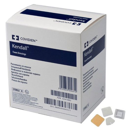 Kendall Foam Dressing Fenestrated 3.5" x 3"