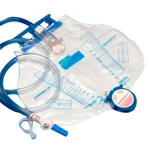 Curity Dover Anti-Reflux Drainage Bag 2 000mL Bedside Tubing,