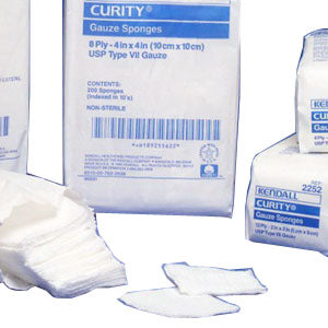 Curity Woven Gauze Sponge Non-Sterile 3" x 4" 16 Ply 200 Count