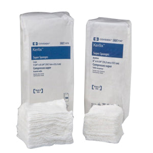 Kerlix Woven Super Sponge Medium Sterile 10's Tray 6" x 6-3/4" 10 Count