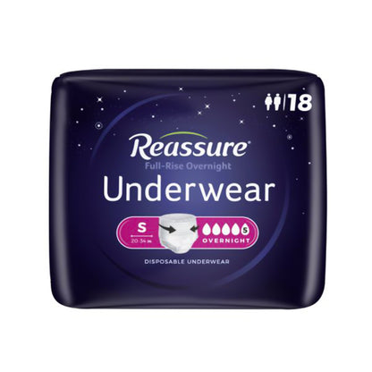 Reassure® Full-Rise Overnight Absorbent Underwear, Heavy Absorbency