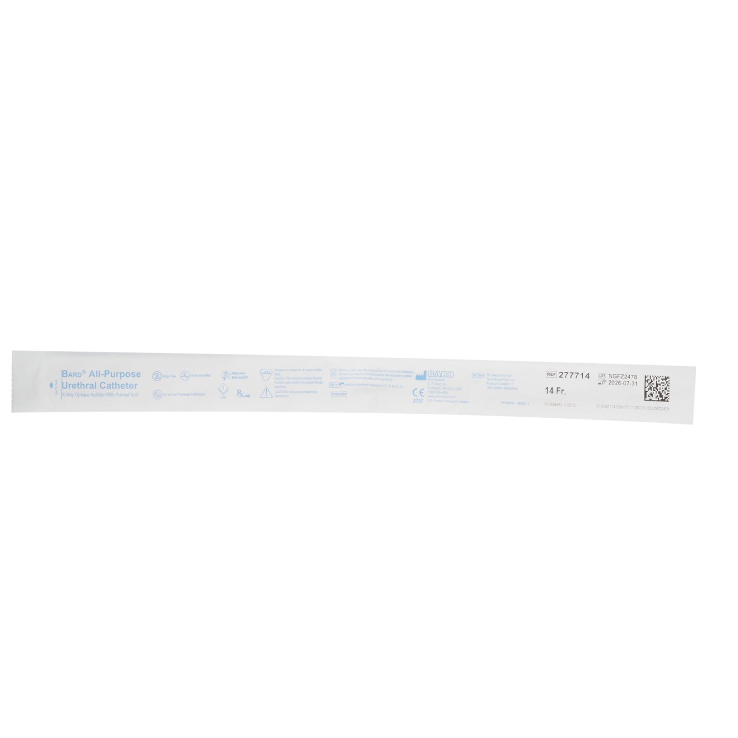 Bard® Intermittent Urethral Catheter, 14 Fr.